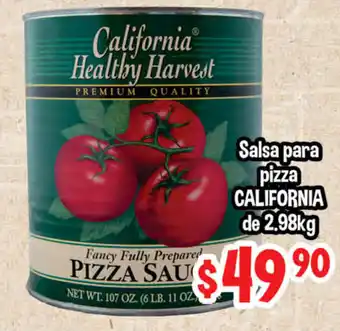 Salsa para Pizza California de 2.98kg