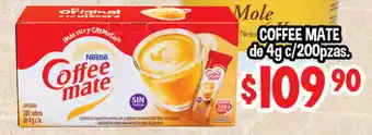 El Florido Coffee Mate de 4g c/200pzas. oferta