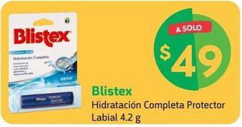 Farmacias YZA Blistex hidratación protector labial 4.25g oferta
