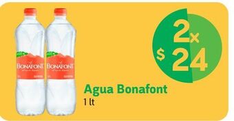 Farmacias YZA Agua bonafont 1 lt oferta