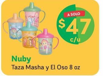 Farmacias YZA Nuby taza masha y el oso boqui rigi 8oz oferta