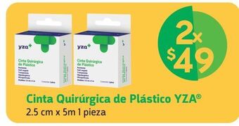 Cinta quirúrgica de plástico yza® 2.5 cm x 5m 1 pieza