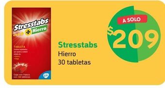 Farmacias YZA Stresstabs con hierro 30 gra oferta