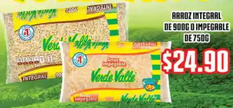 Arroz Integral de 900g o Impegable de 750g