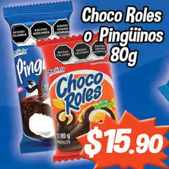Choco Roles o Pingüinos 80g
