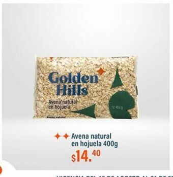 Fresko Avena natural golden hills 400g oferta