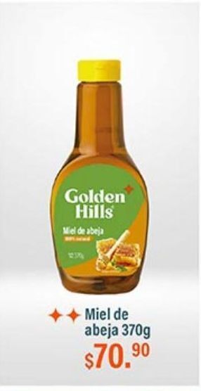 Fresko Miel de abeja golden hills 370g oferta