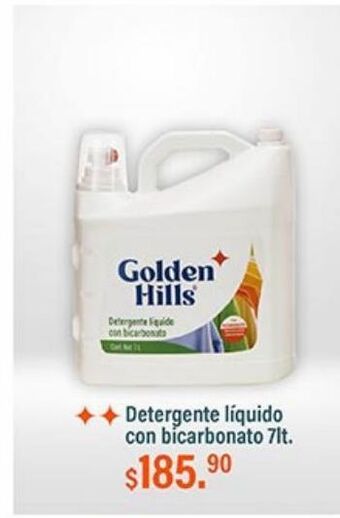 Fresko Detergente líquido con bicarbonato golden hills 7l oferta