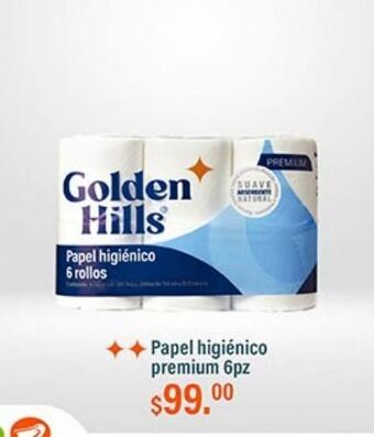 Fresko Papel higiénico premium 6pz golden hills oferta
