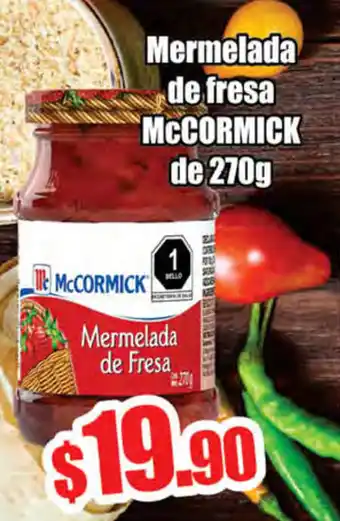 Mermelada de Fresca McCormick de 270g