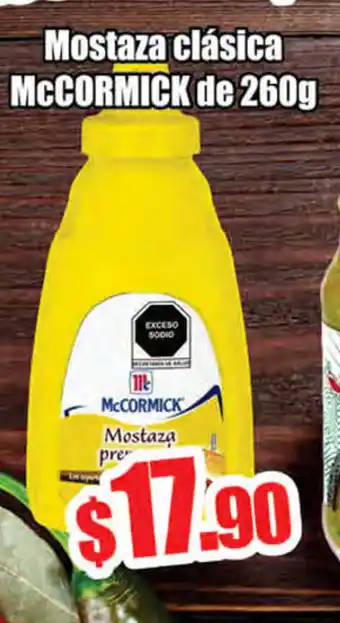 El Florido Mostaza Clásica McCormick de 260g oferta
