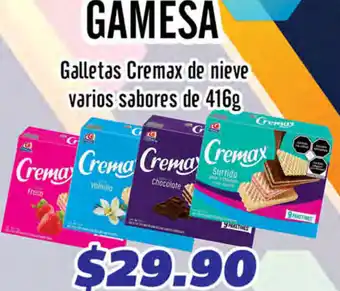 Galletas Cremax de Niee Varios Sabores de 416g