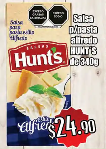 El Florido Salsa p/Pasta Alfredo Hunt's de 340g oferta