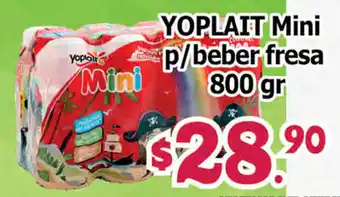 Yoplait Mini p/Beber Fresa 800g