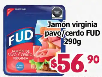 Jamón Virginia Pavo/Cerdo FUD 290g