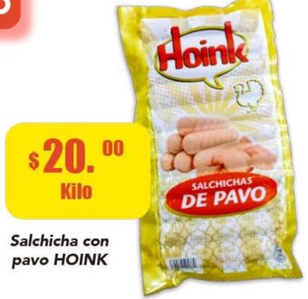 Salchicha con Pavo Hoink