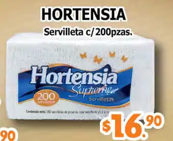 Hortensa Servilleta c/200pzas.