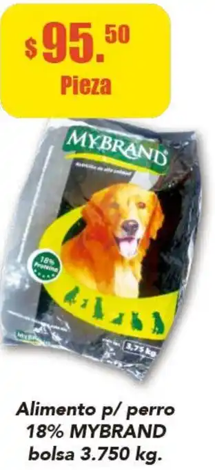Super Aki Alimento p/Perro 18% Mybrand Bolsa 3.750kg oferta