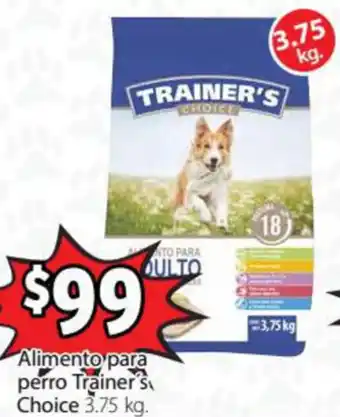 Soriana Express Alimento para Perro Trainer's Choice 3.75kg oferta