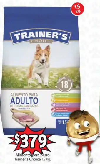 Soriana Express Alimento para Perro Trainer's Choice 15kg oferta