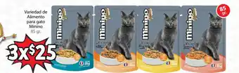 Variedad de Alimento para Gato Minino 85gr