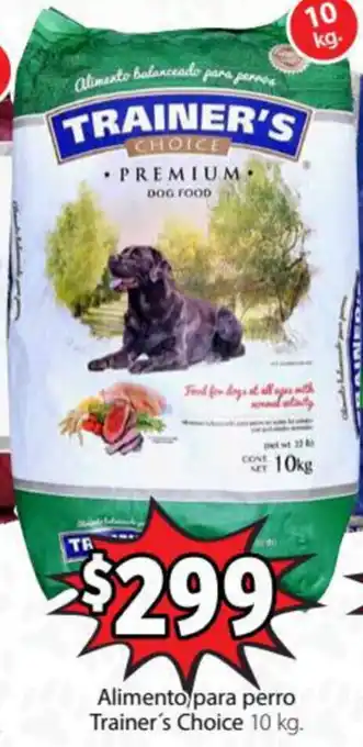 Soriana Express Alimento para Perro Trainer's Choice 10kg oferta