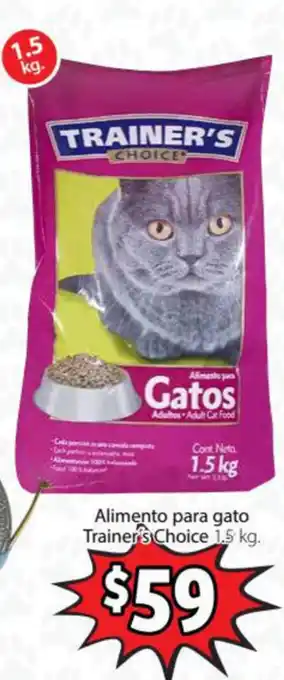 Alimento para Gato Trainer's Choice 1,5kg