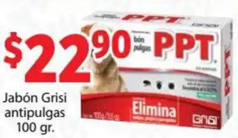 Soriana Express Jabón Grisi Antipulgas 100g oferta
