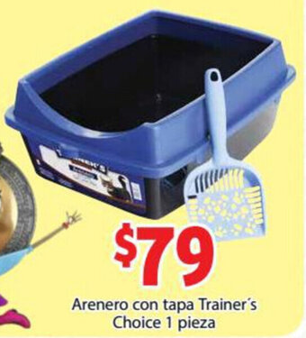 Soriana Express Arenero con Tapa Trainer's Choice 1 Pieza oferta