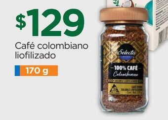 Chedraui Café colombiano liofilizado 170g oferta