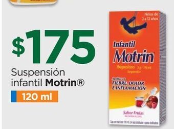 Suspensión infantil motrin® 120ml