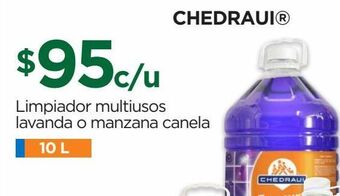 Limpiador multiusos lavanda o manzana canela 10l