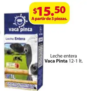 Zorro Leche entera Vaca Pinta 12-1 lt. oferta