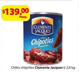 Zorro Chiles Chipotles Clemente Jacques 6-2.8 kg. oferta