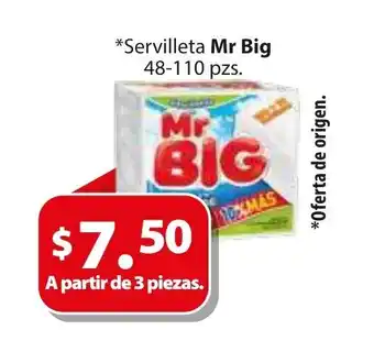 Zorro Servilleta Mr Big 48-110 pzs. oferta