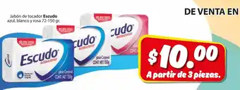 Jabón de tocador Escudo azul, blanco y rosa 72-150 gr.