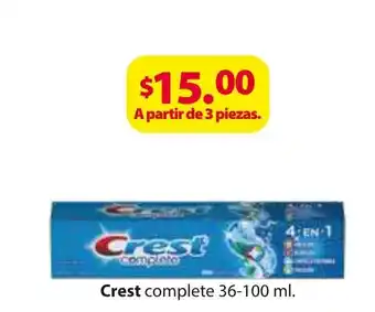 Crest complete 36-100 ml.