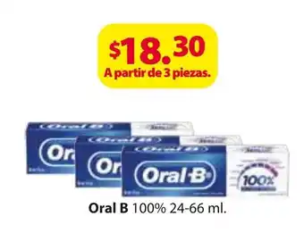 Oral B 100% 24-66 ml.