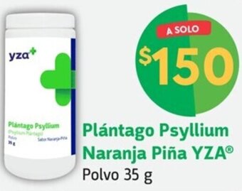 Farmacias YZA Plántago Psyllium Naranja Piña YZAⓇ Polvo 35 g oferta