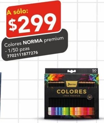 City Club Colores NORMA premium 1/50 pzas oferta