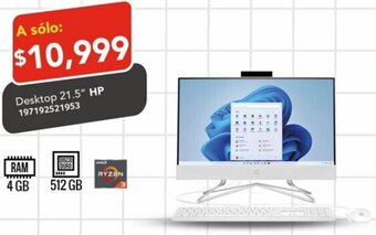 City Club Desktop 21.5" HP oferta