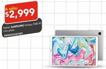 City Club Tablet SAMSUNG Galaxy TAB A7 Lite plata oferta