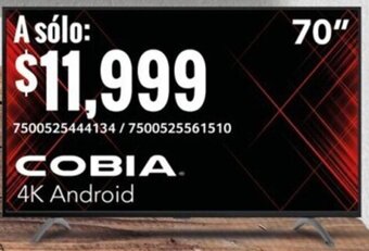 City Club COBIA. 4K Android 70" oferta