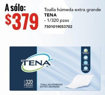 City Club Toalla húmeda extra grande ΤΕΝΑ - 1/320 pzas oferta