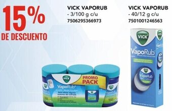 City Club VICK VAPORUB - 3/100 g c/u 7506295366973 oferta