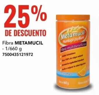 City Club Fibra METAMUCIL - 1/660 g 7500435121972 oferta