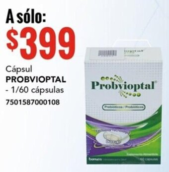 City Club Cápsul PROBVIOPTAL - 1/60 cápsulas 7501587000108 oferta