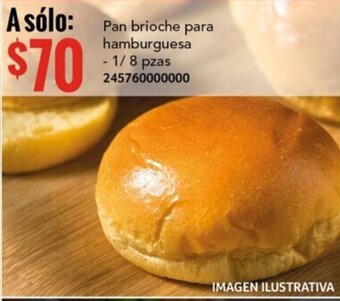 City Club Pan brioche para hamburguesa - 1/8 pzas oferta