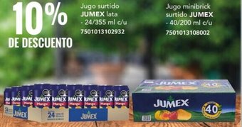 City Club Jugo surtido JUMEX lata 24/355ml oferta