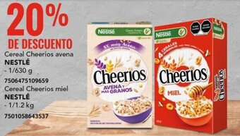 City Club Cereal Cheerios avena NESTLÉ 1/630g oferta